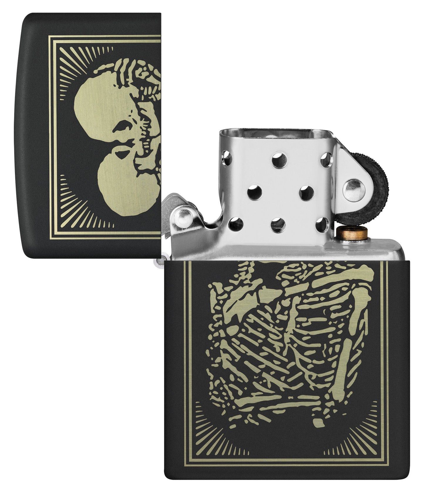 Zippo Lovers Design Black Matte Windproof Lighter