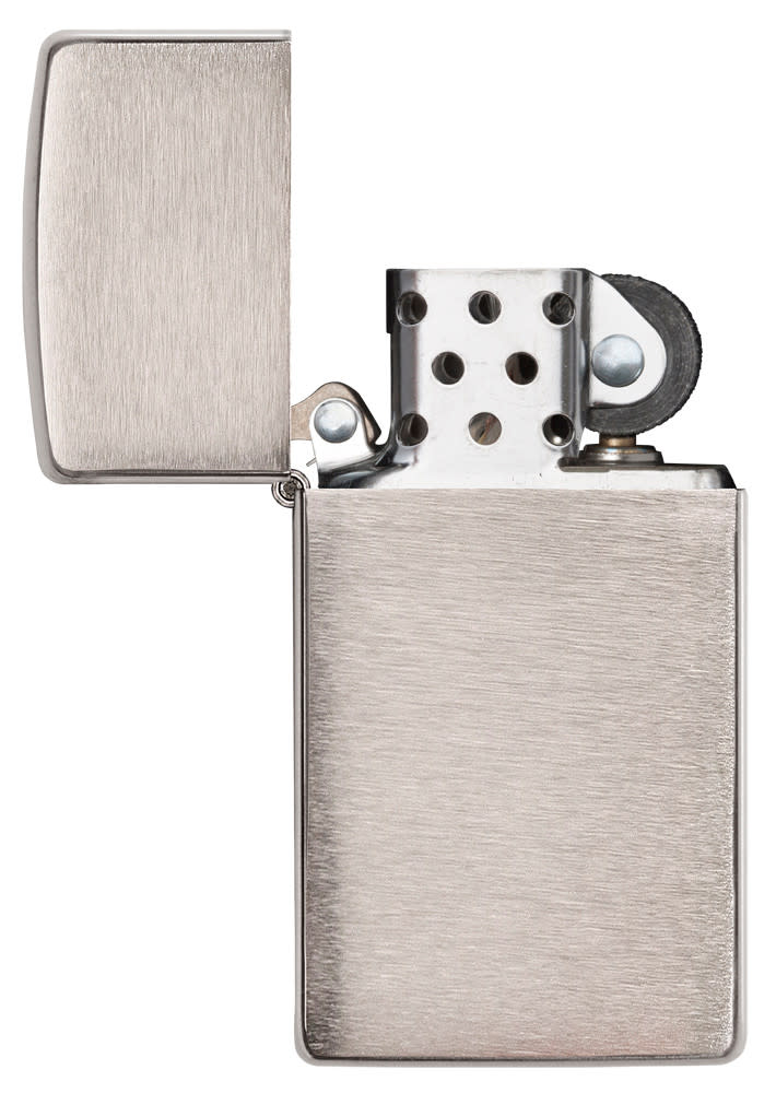 Zippo Slim® Brushed Chrome Windproof Lighter