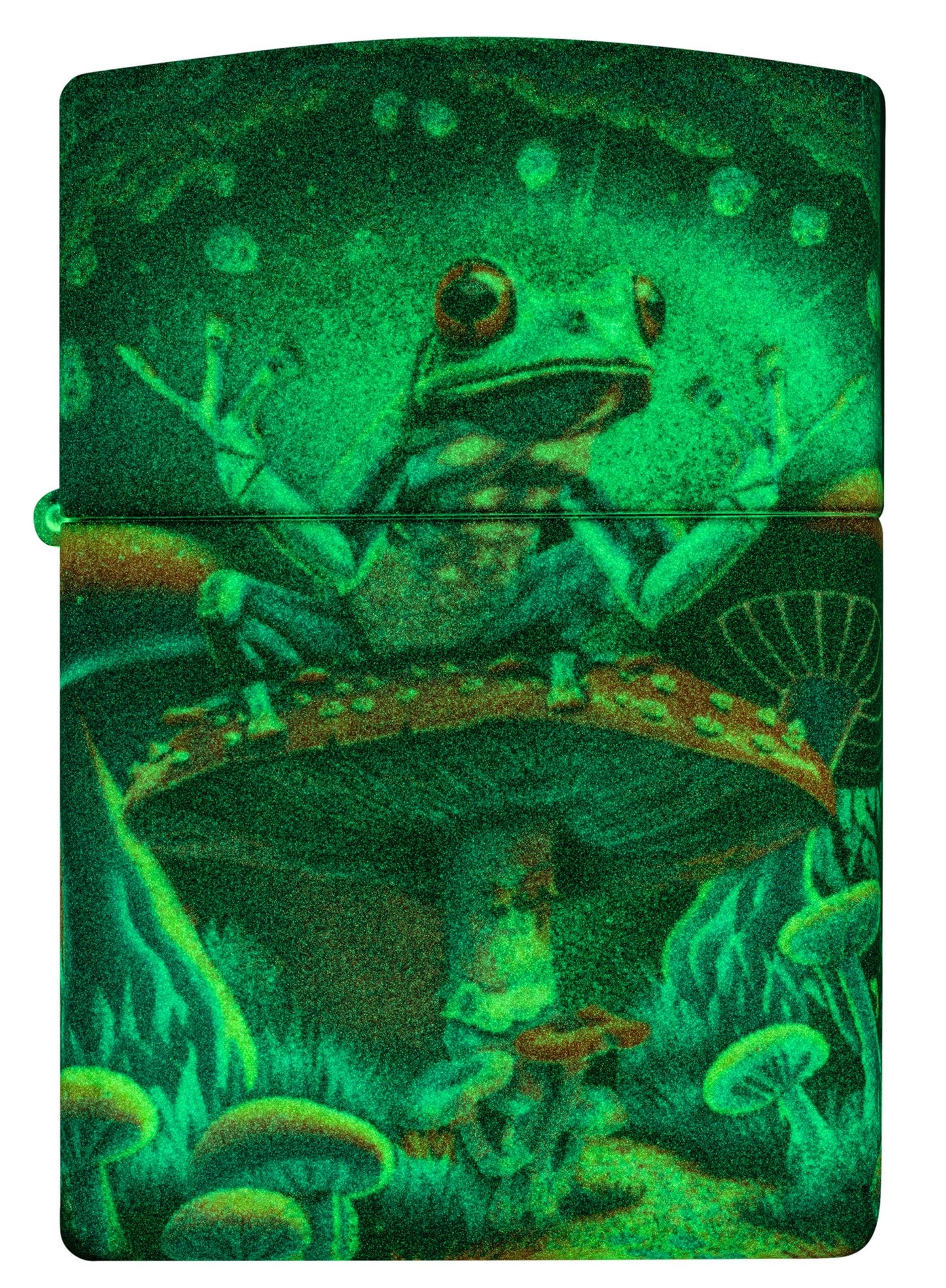 Zippo Zen Frog Design Glow in the Dark Matte Windproof Lighter