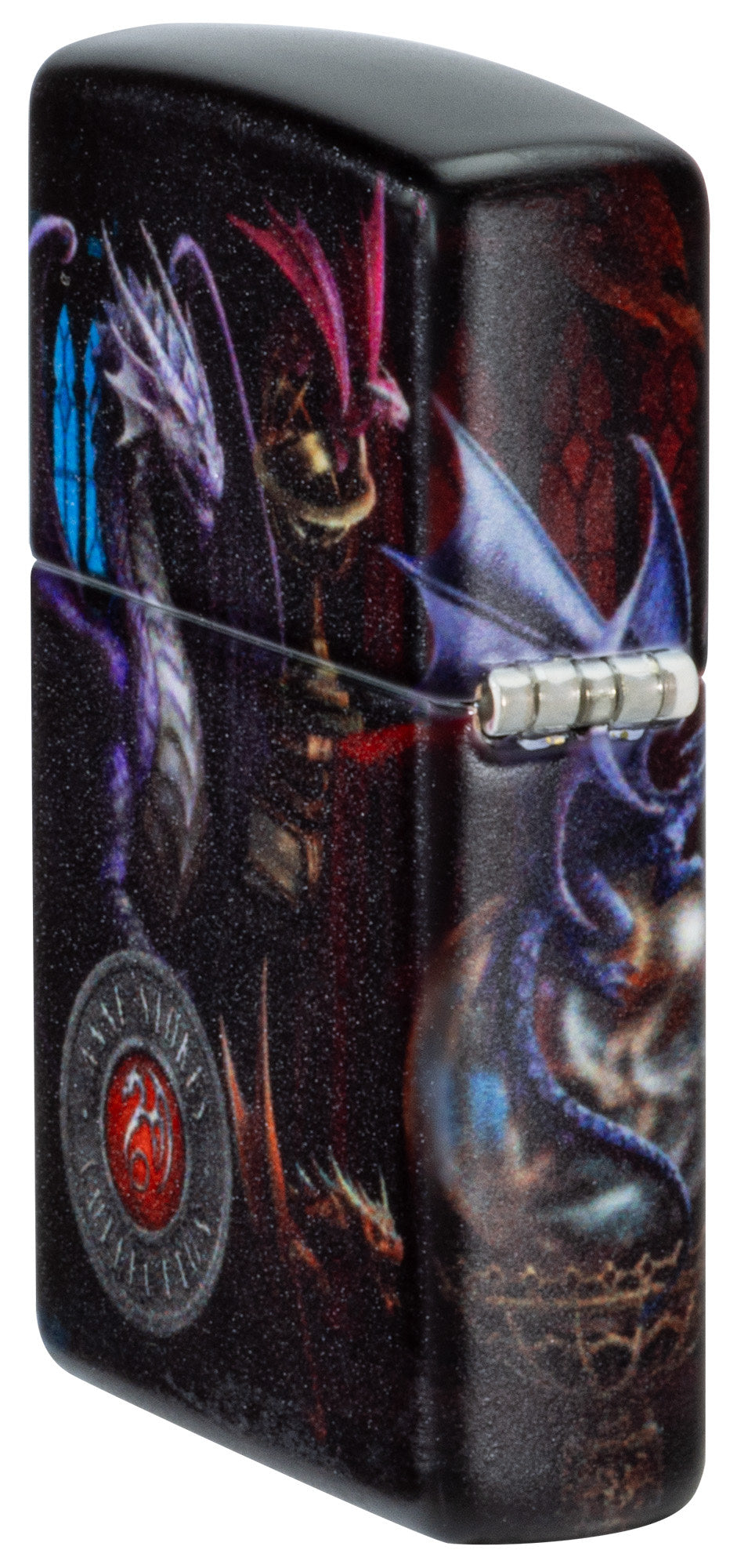 Zippo Anne Stokes Dragon Charm Design Black Matte Windproof Lighter