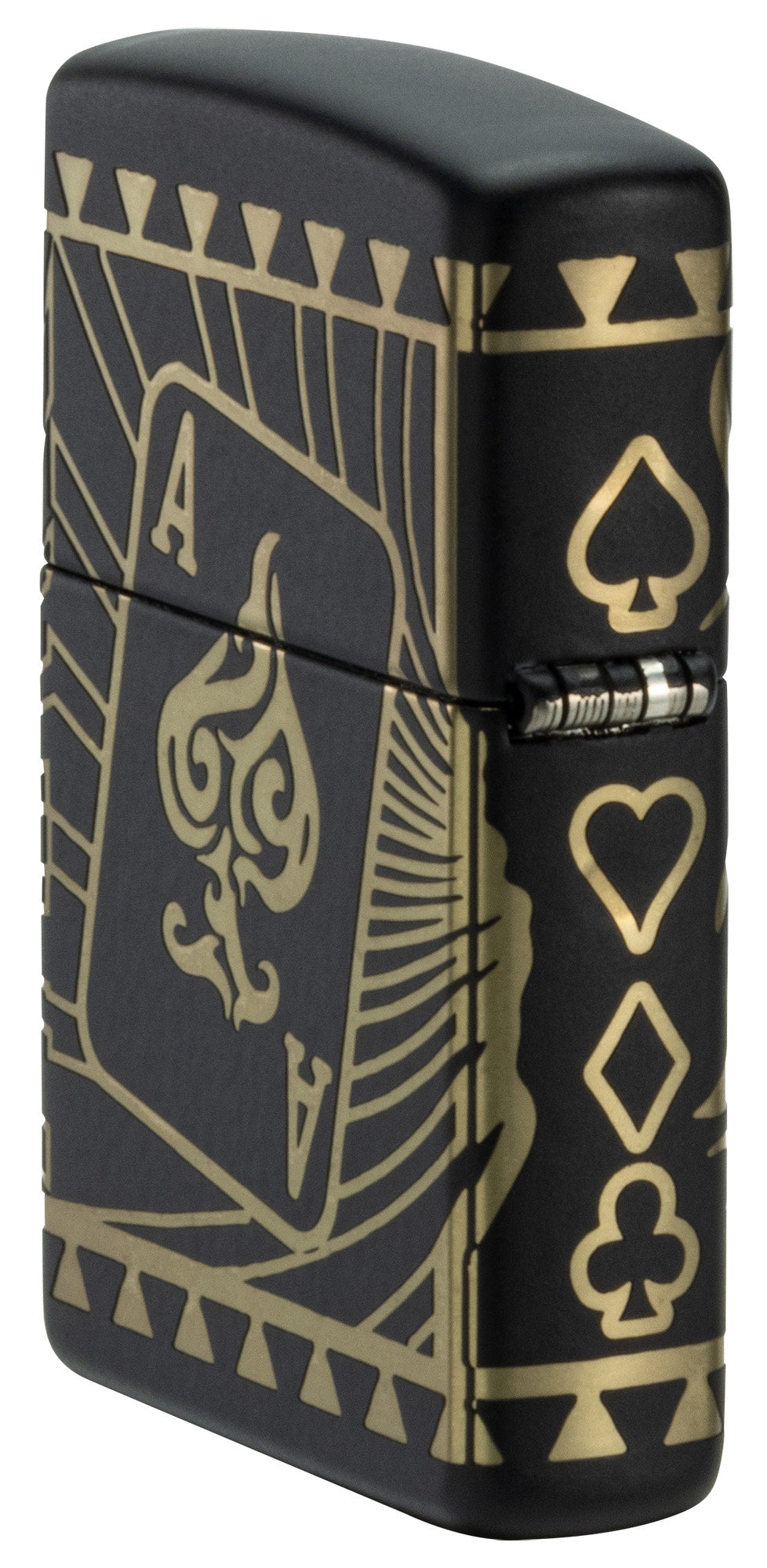 Zippo Rietveld Tribal Skull Design Black Matte Windproof Lighter