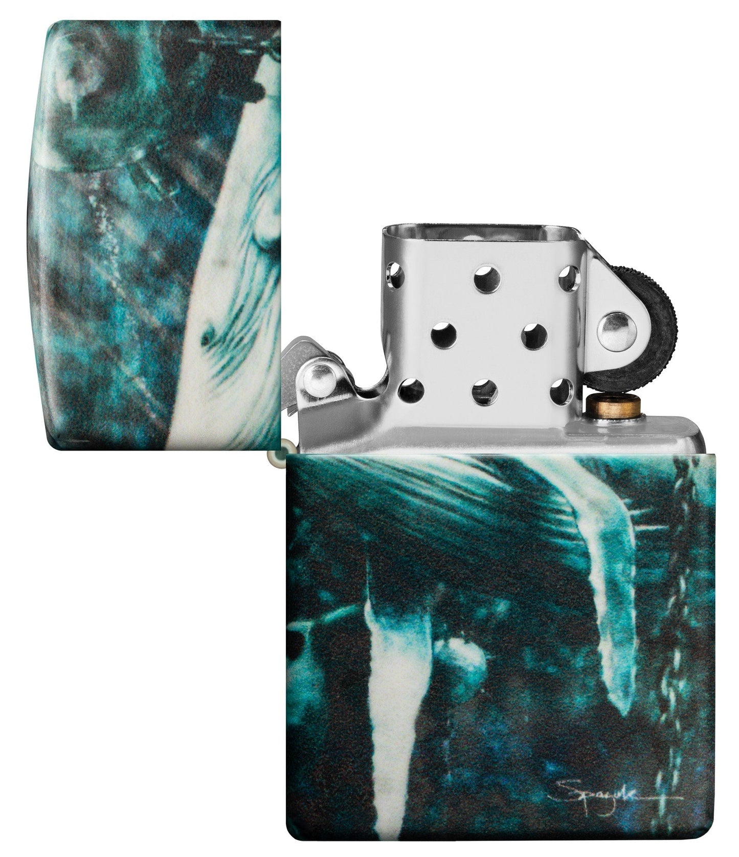 Zippo Spazuk About to Blow Design 540 Matte Windproof Lighter
