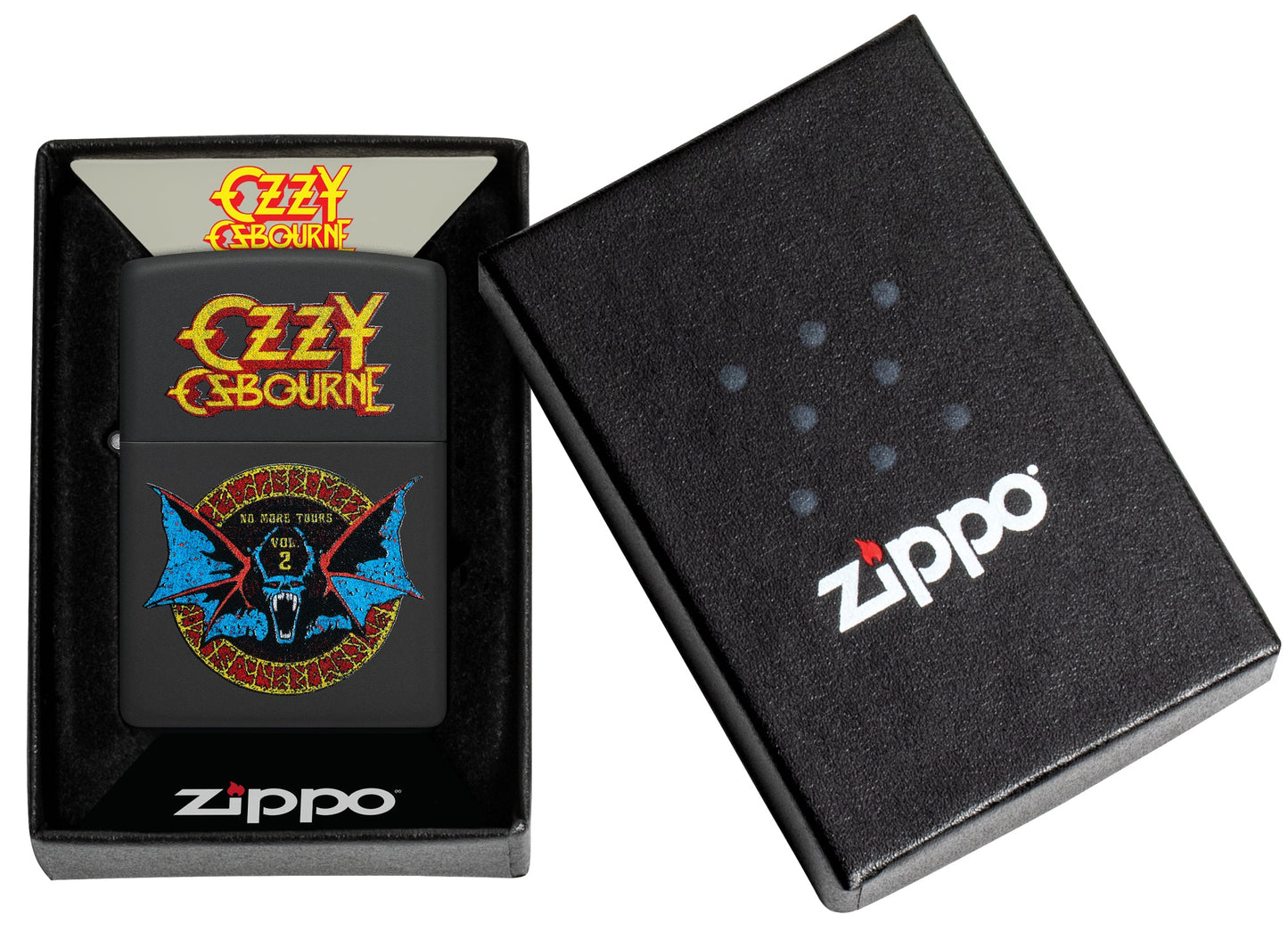 Zippo Ozzy Osbourne No More Tours Design Black Matte Windproof Lighter
