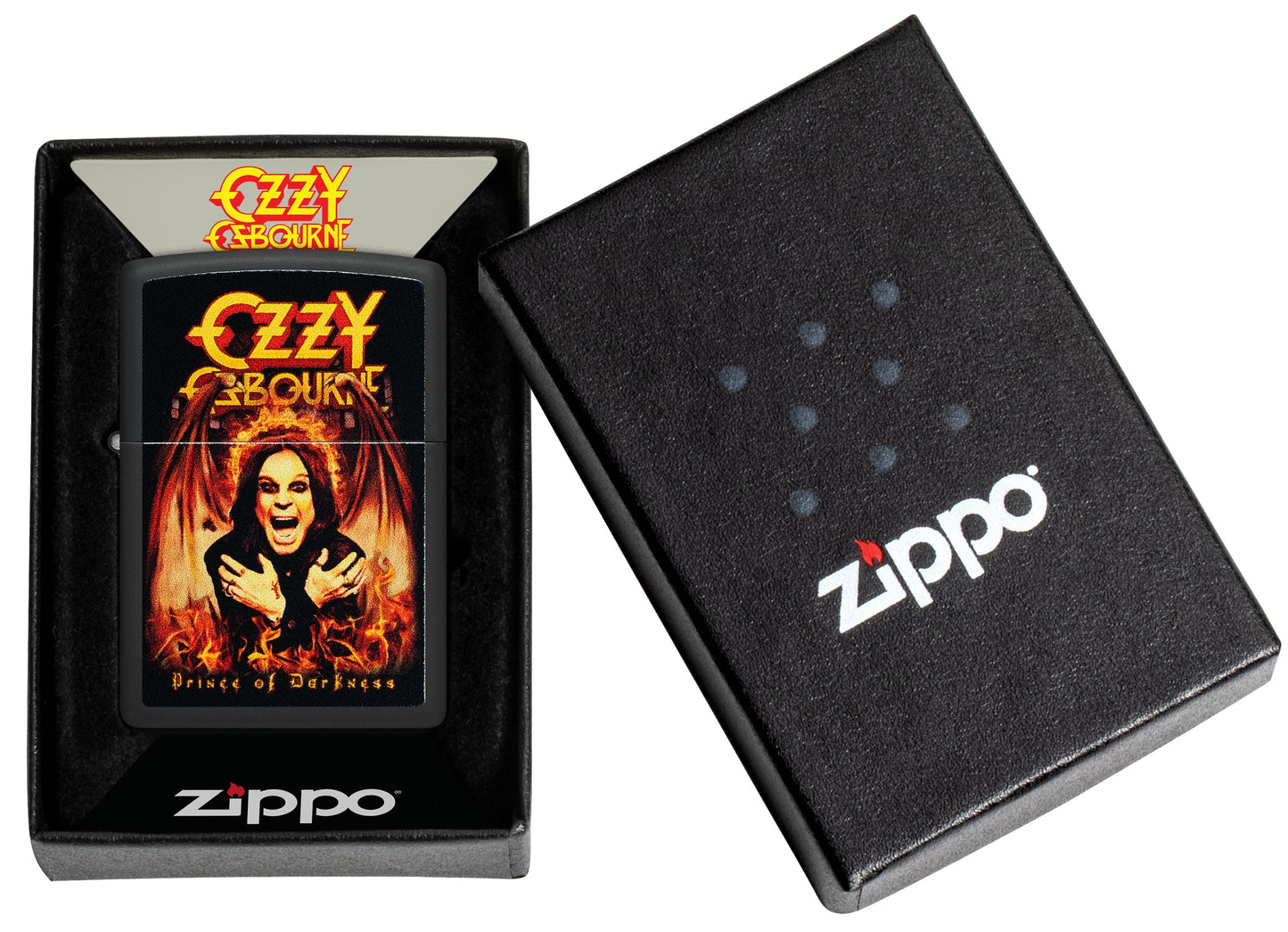 Zippo Ozzy Osbourne Prince of Darkness Design Black Matte Windproof Lighter