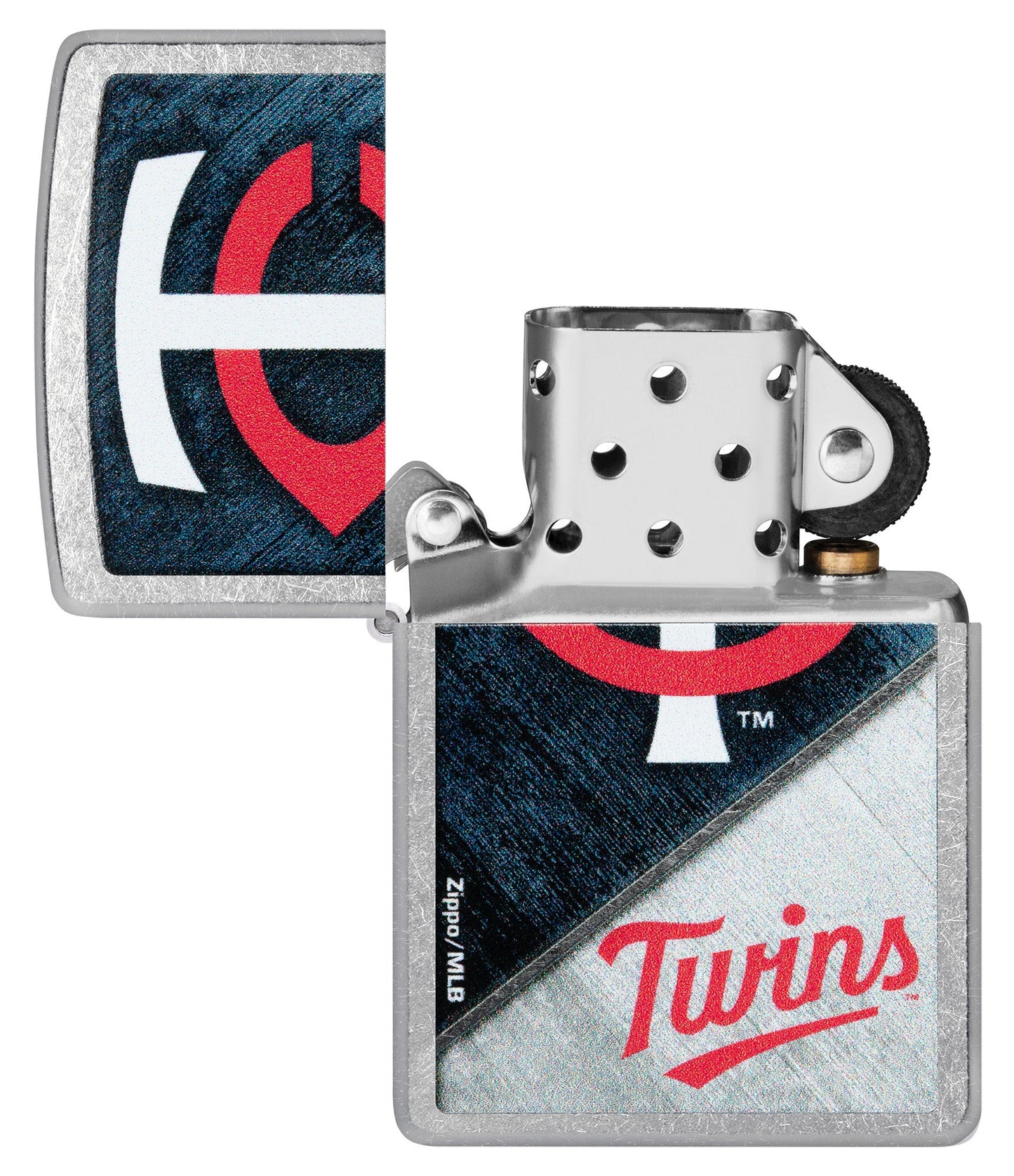Zippo MLB® Minnesota Twins™ Street Chrome™ Windproof Lighter