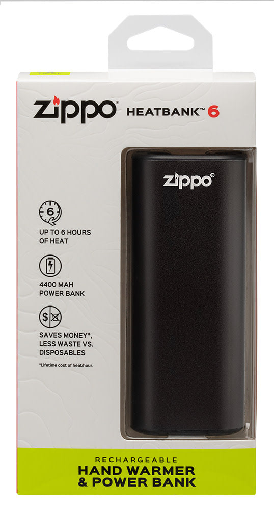 Zippo HeatBank® 6 Rechargeable Hand Warmer