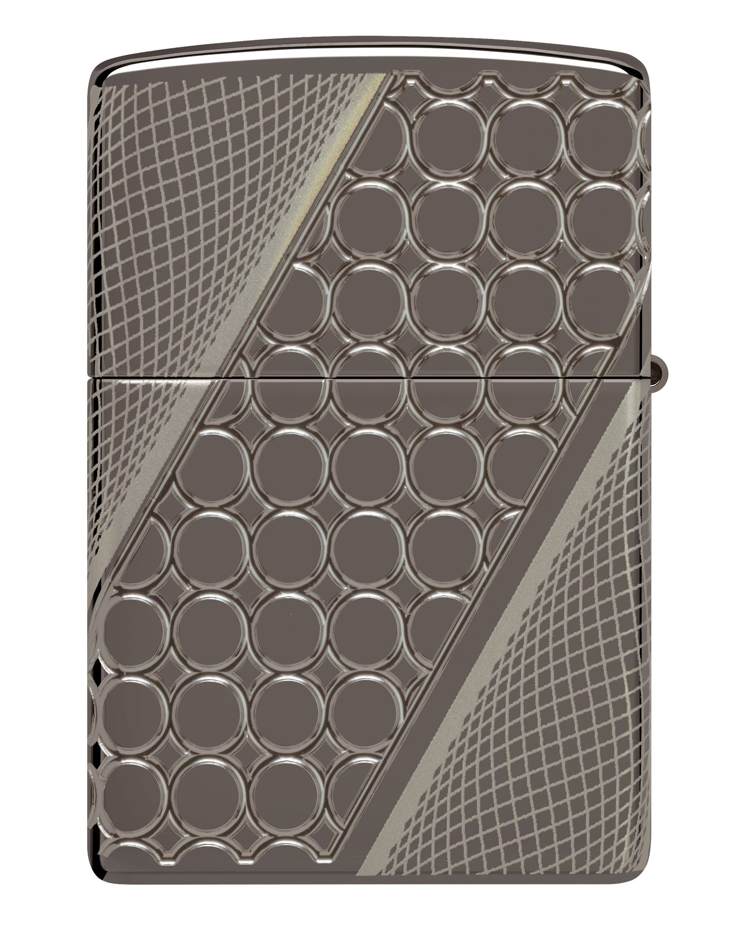 Zippo Deep Dots Design Armor® Black Ice® Windproof Lighter