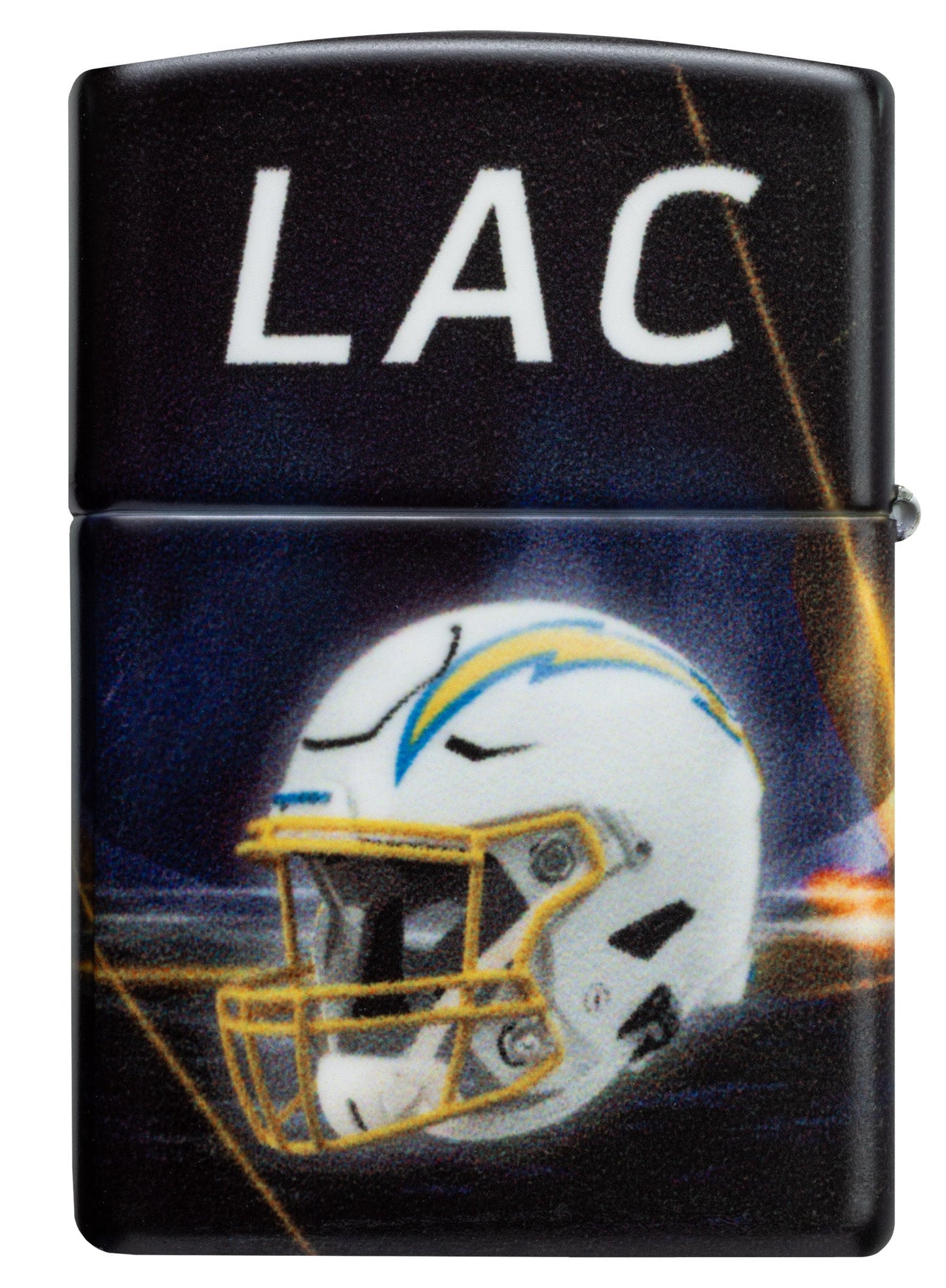 Zippo NFL Los Angeles Chargers Team Spirit Design Black Matte Windproof Lighter