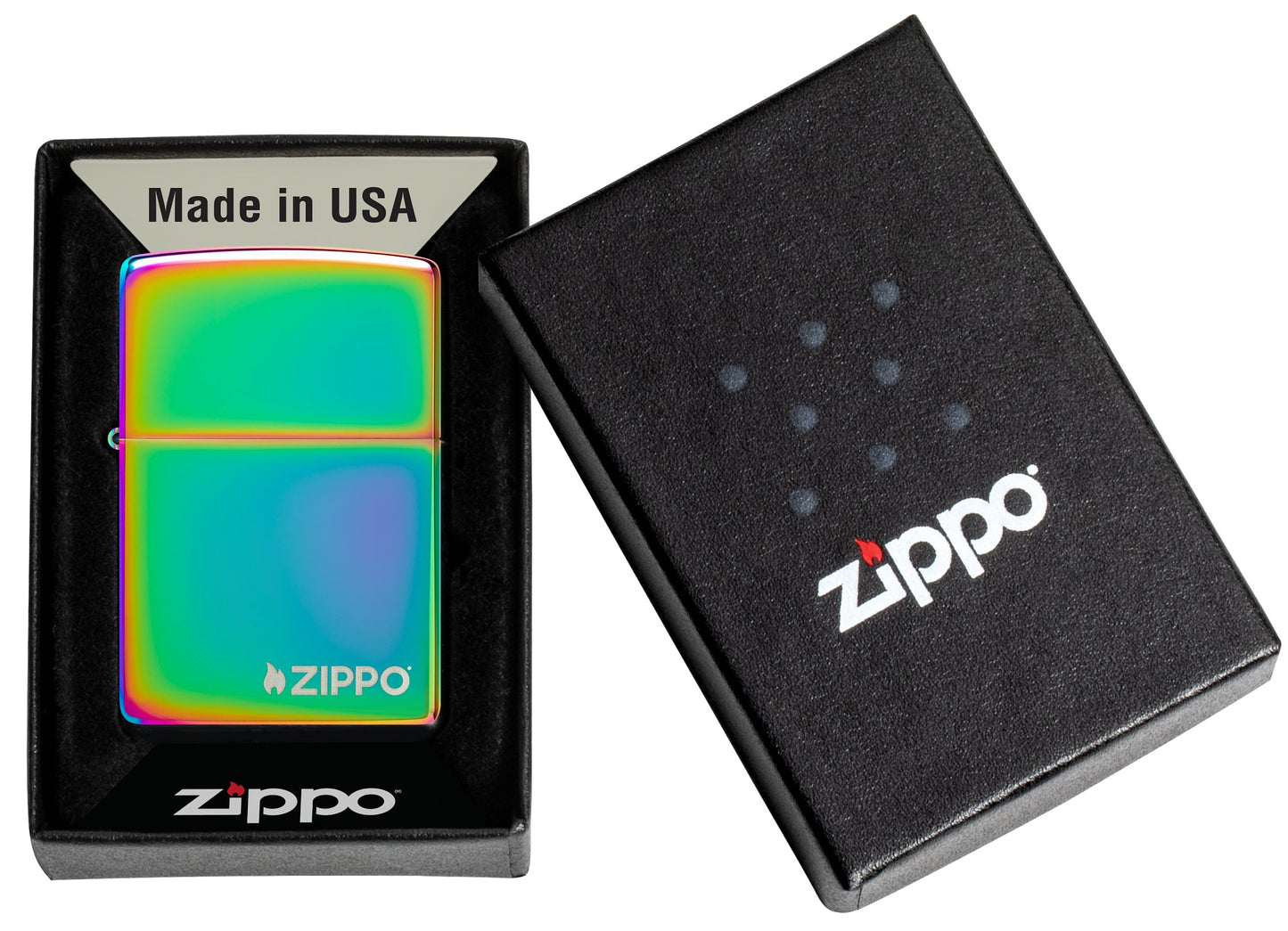 Zippo Classic Multi Color Logo Windproof Lighter