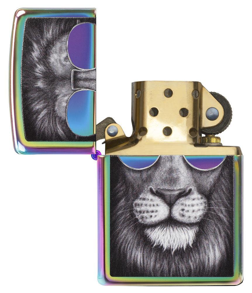 Zippo Lion in Sunglasses Spectrum Windproof Lighter