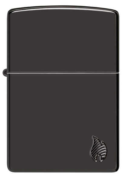 Zippo Armor® Series Flame High Polish Black Windproof Lighter