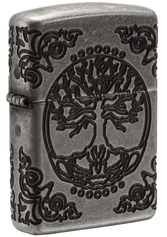 Zippo Armor® Tree of Life Windproof Lighter
