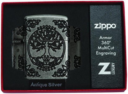 Zippo Armor® Tree of Life Windproof Lighter