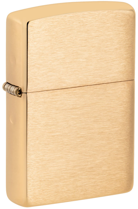 Zippo Armor® Brushed Brass Windproof Lighter