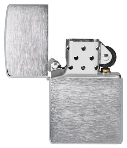Zippo Armor® Brushed Chrome Windproof Lighter
