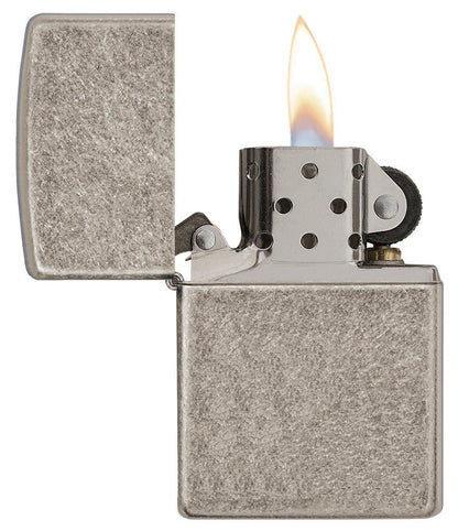 Zippo Armor® Antique Silver Plate Windproof Lighter