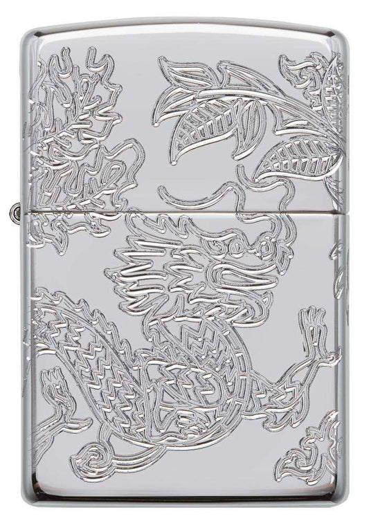 Zippo Armor® Dragon and Phoenix Design Windproof Lighter