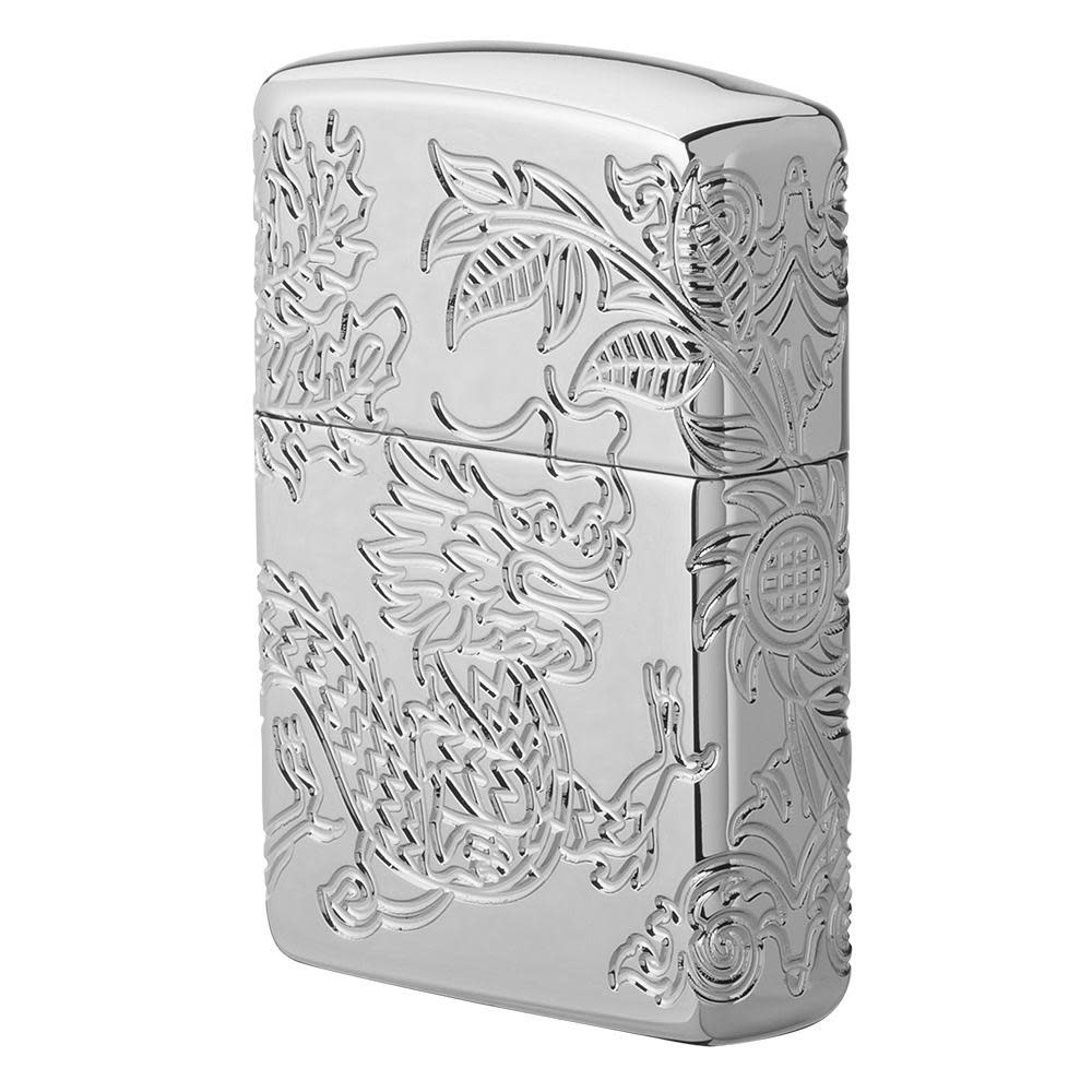 Zippo Armor® Dragon and Phoenix Design Windproof Lighter
