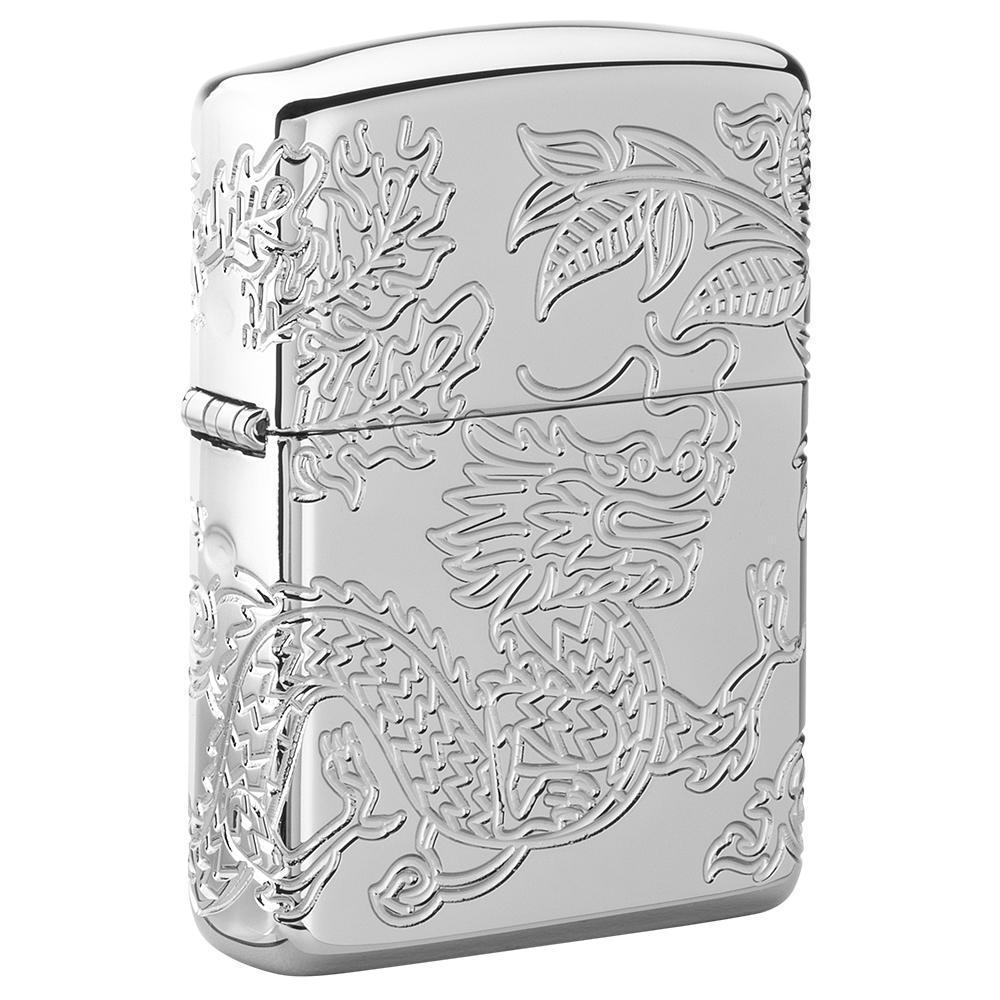 Zippo Armor® Dragon and Phoenix Design Windproof Lighter