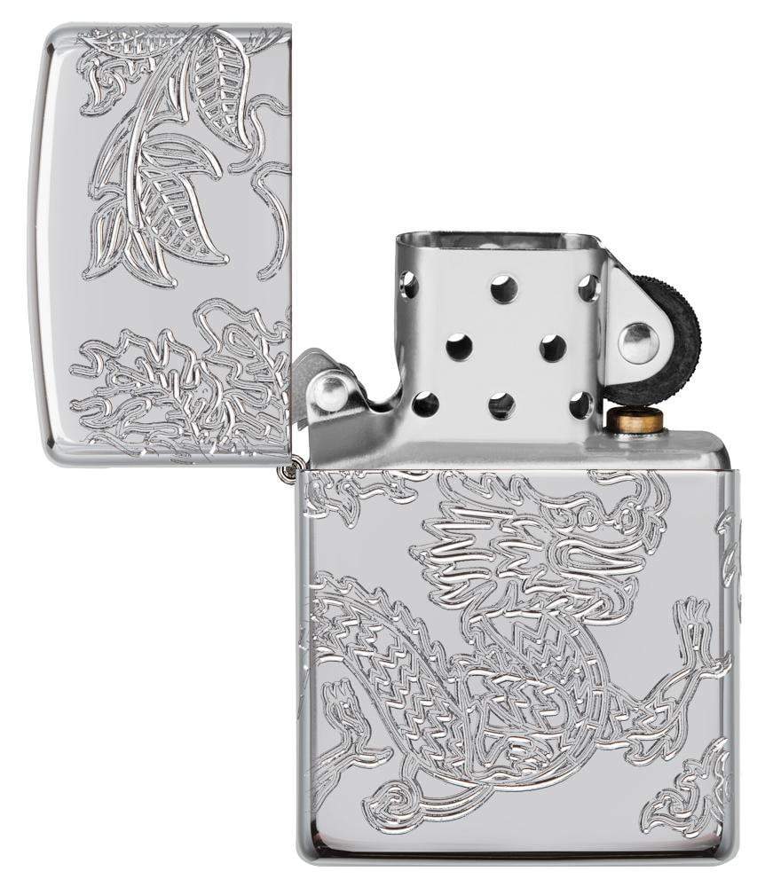 Zippo Armor® Dragon and Phoenix Design Windproof Lighter