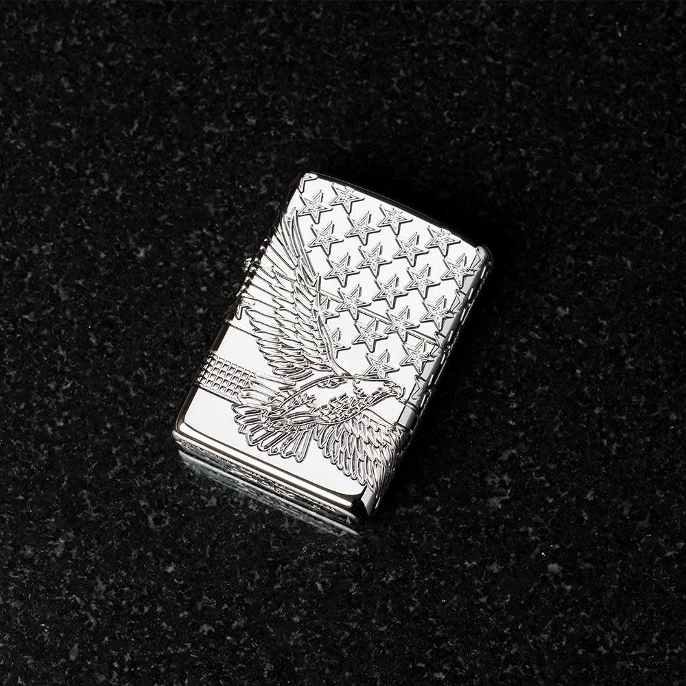 Zippo High Polish Chrome Eagle