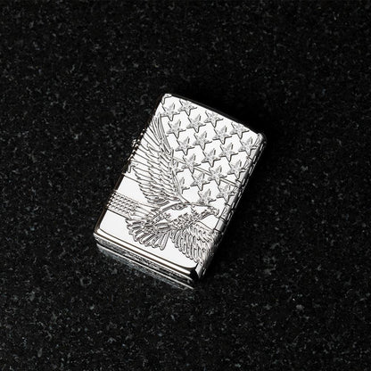Zippo High Polish Chrome Eagle