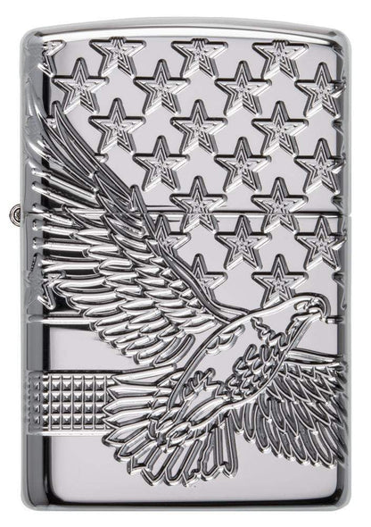 Zippo High Polish Chrome Eagle
