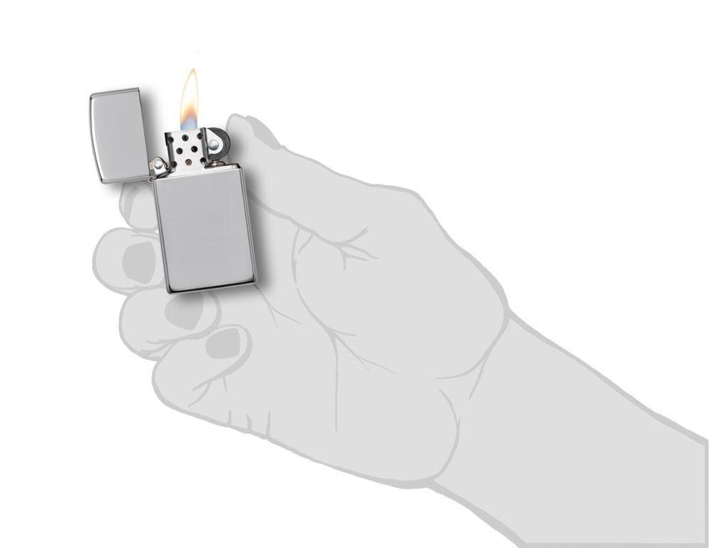 Zippo Slim® Armor® High Polish Chrome Lighter