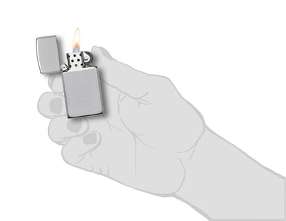 Zippo Slim® Armor® High Polish Chrome Lighter