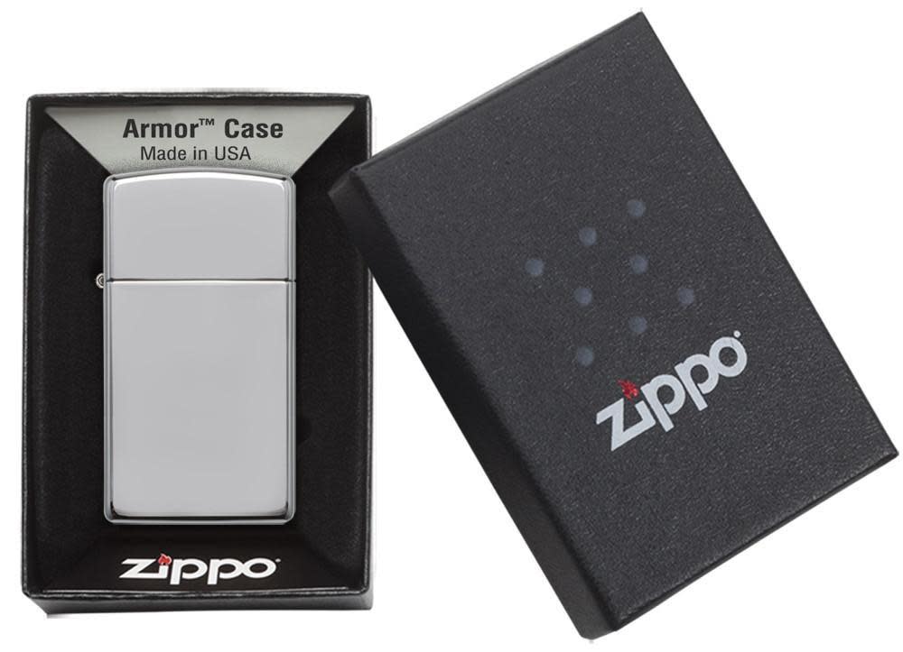 Zippo Slim® Armor® High Polish Chrome Lighter