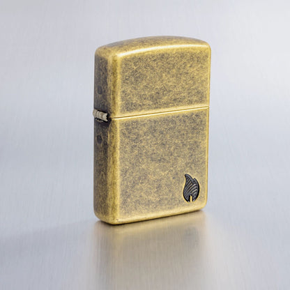 Zippo Armor® Series Flame Antique Brass Windproof Lighter
