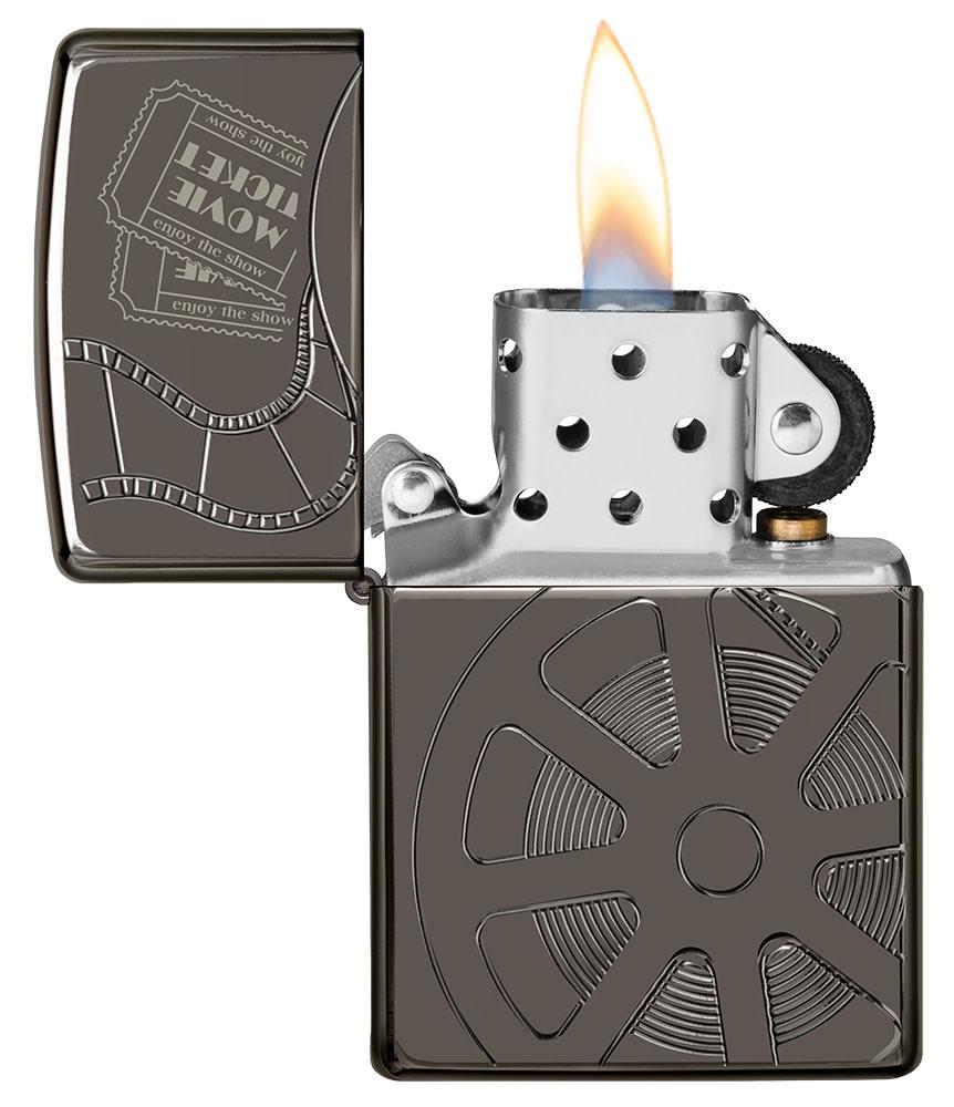 Zippo Celebrating Movies Armor® Black Ice® Windproof Lighter