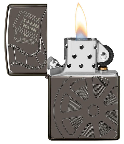 Zippo Celebrating Movies Armor® Black Ice® Windproof Lighter