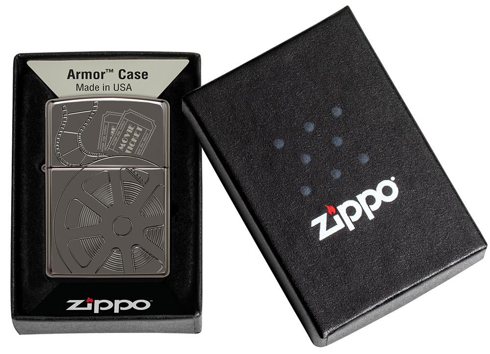 Zippo Celebrating Movies Armor® Black Ice® Windproof Lighter