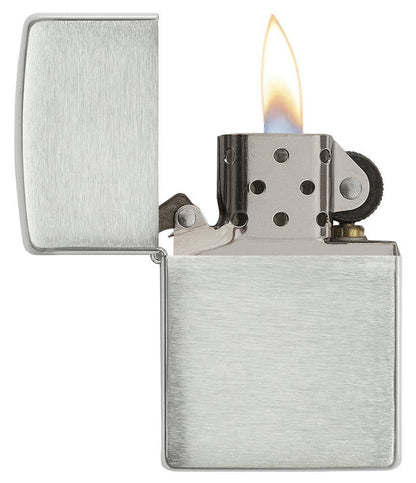 Zippo Armor® Brushed Sterling Silver Windproof Lighter