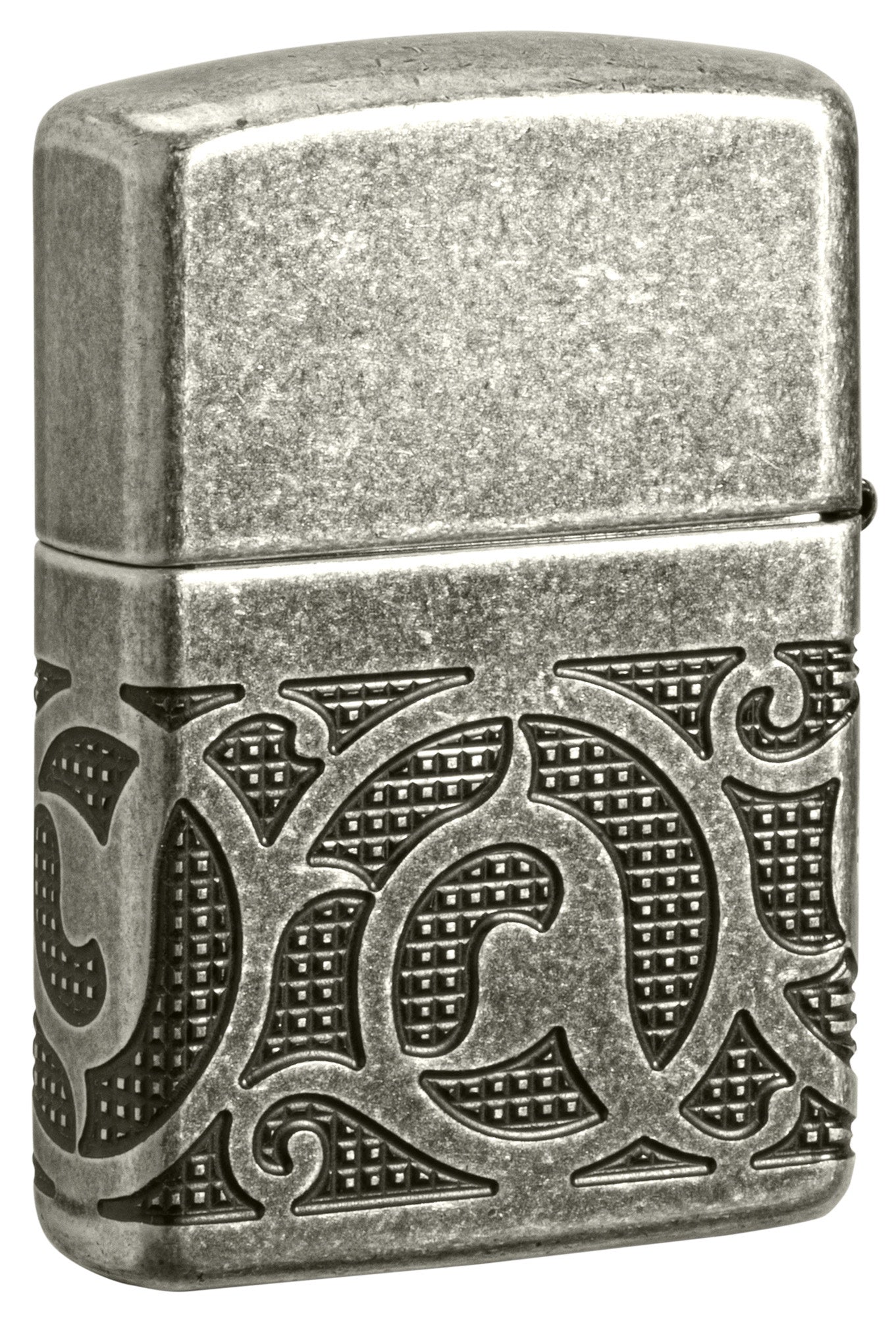 Zippo Pattern Armor Antique Silver Windproof Lighter