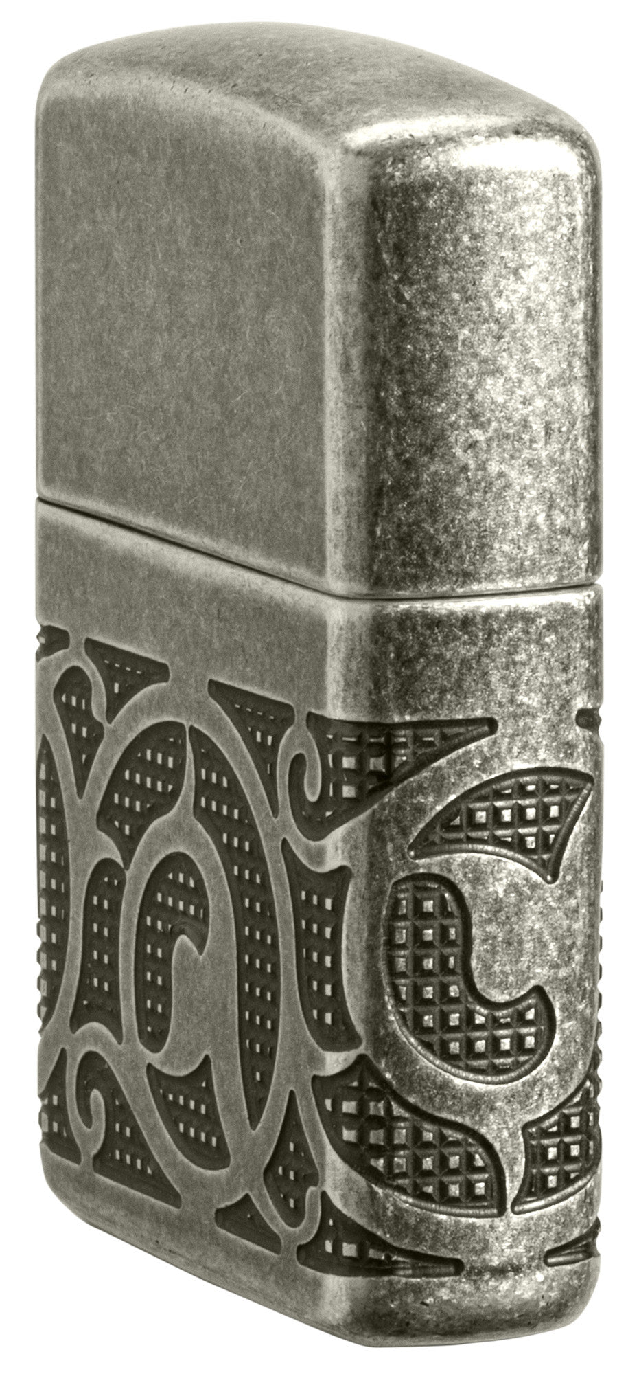 Zippo Pattern Armor Antique Silver Windproof Lighter