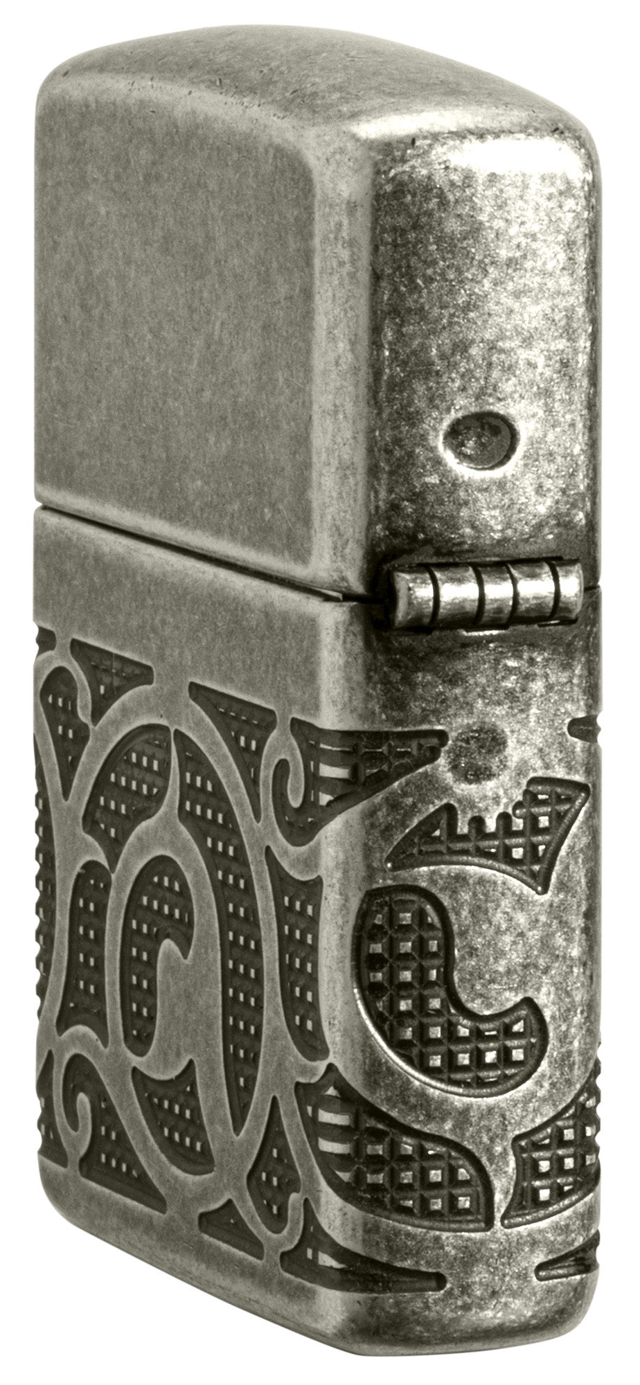 Zippo Pattern Armor Antique Silver Windproof Lighter