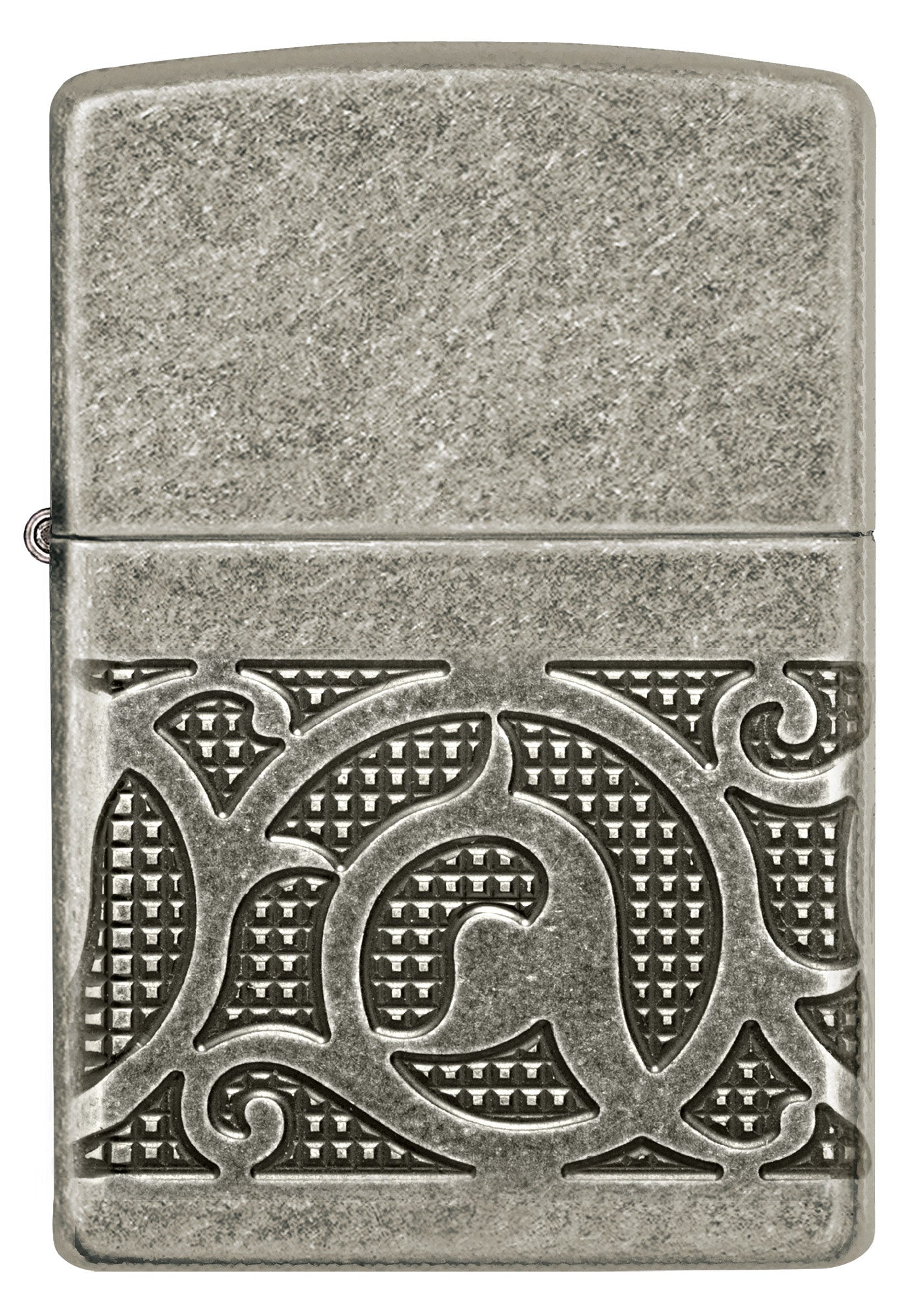 Zippo Pattern Armor Antique Silver Windproof Lighter