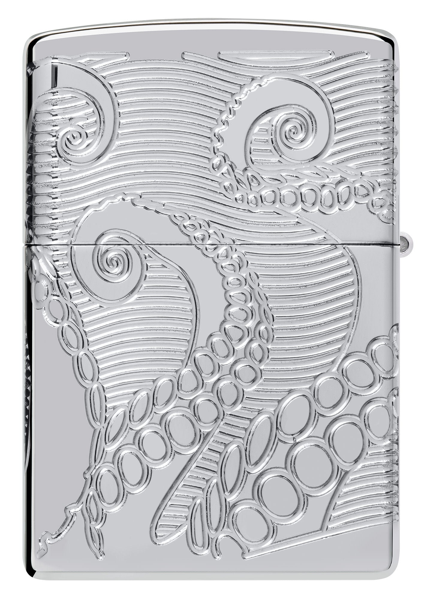 Zippo Tentacles Design Armor® High Polish Chrome Windproof Lighter