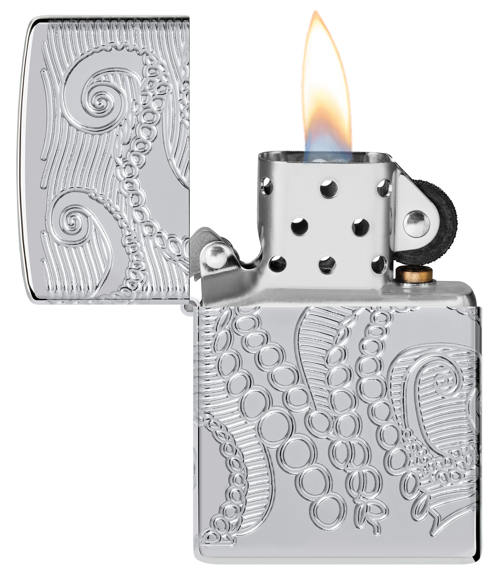 Zippo Tentacles Design Armor® High Polish Chrome Windproof Lighter