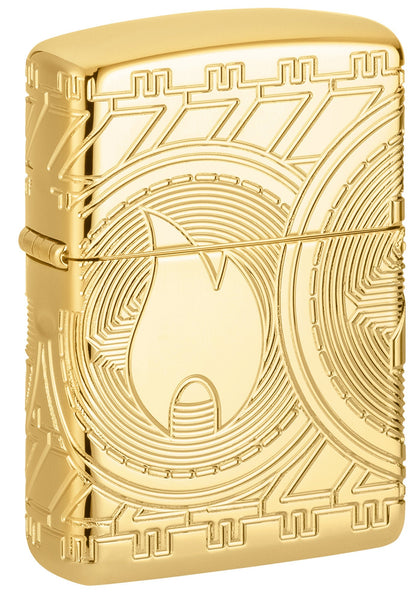 Zippo Currency Design Armor® High Polish Gold Windproof Lighter