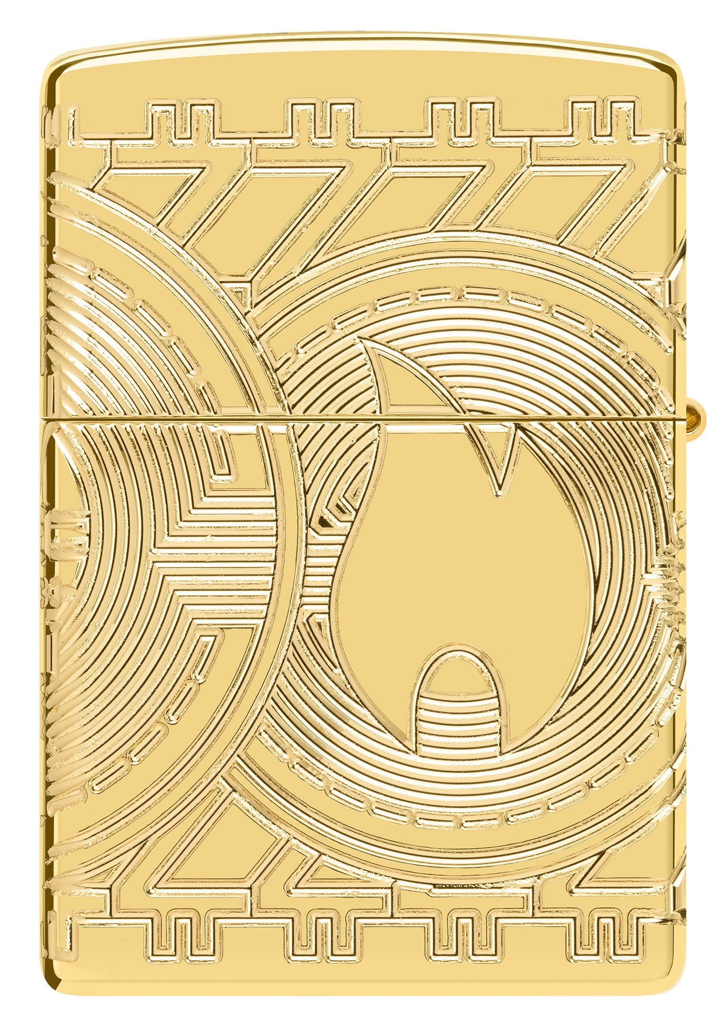 Zippo Currency Design Armor® High Polish Gold Windproof Lighter
