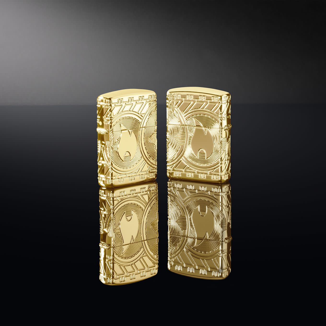 Zippo Currency Design Armor® High Polish Gold Windproof Lighter