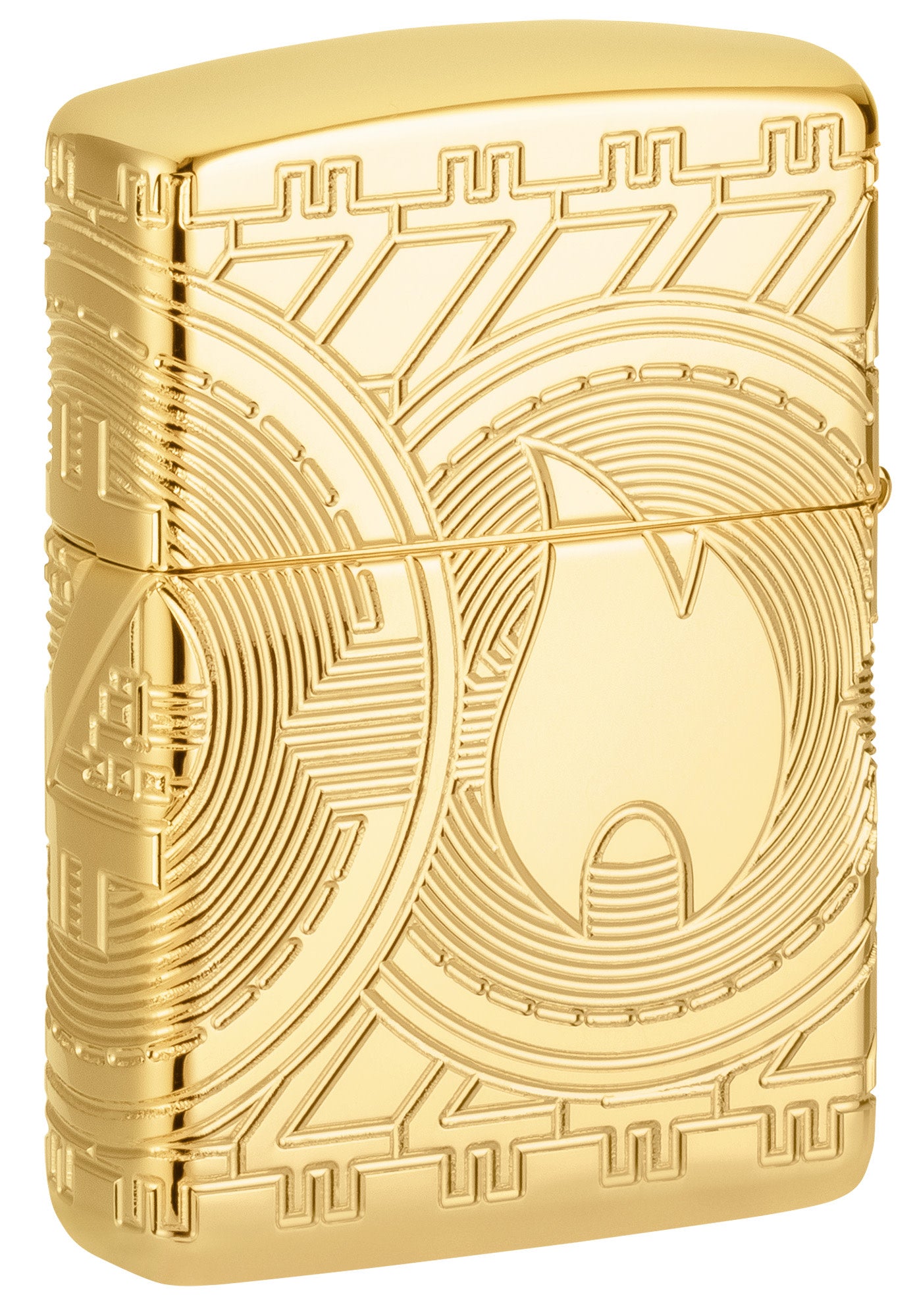 Zippo Currency Design Armor® High Polish Gold Windproof Lighter
