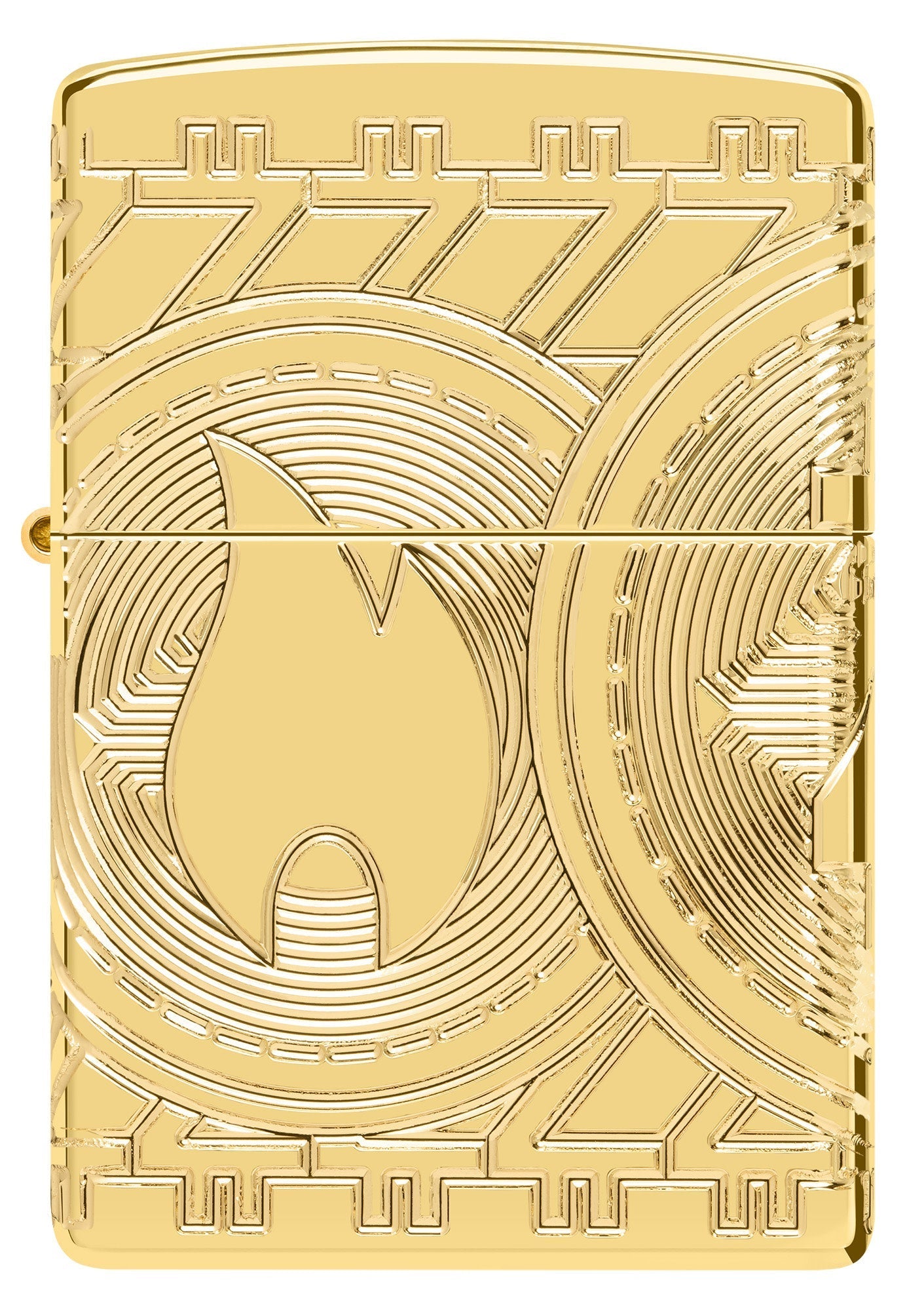 Zippo Currency Design Armor® High Polish Gold Windproof Lighter
