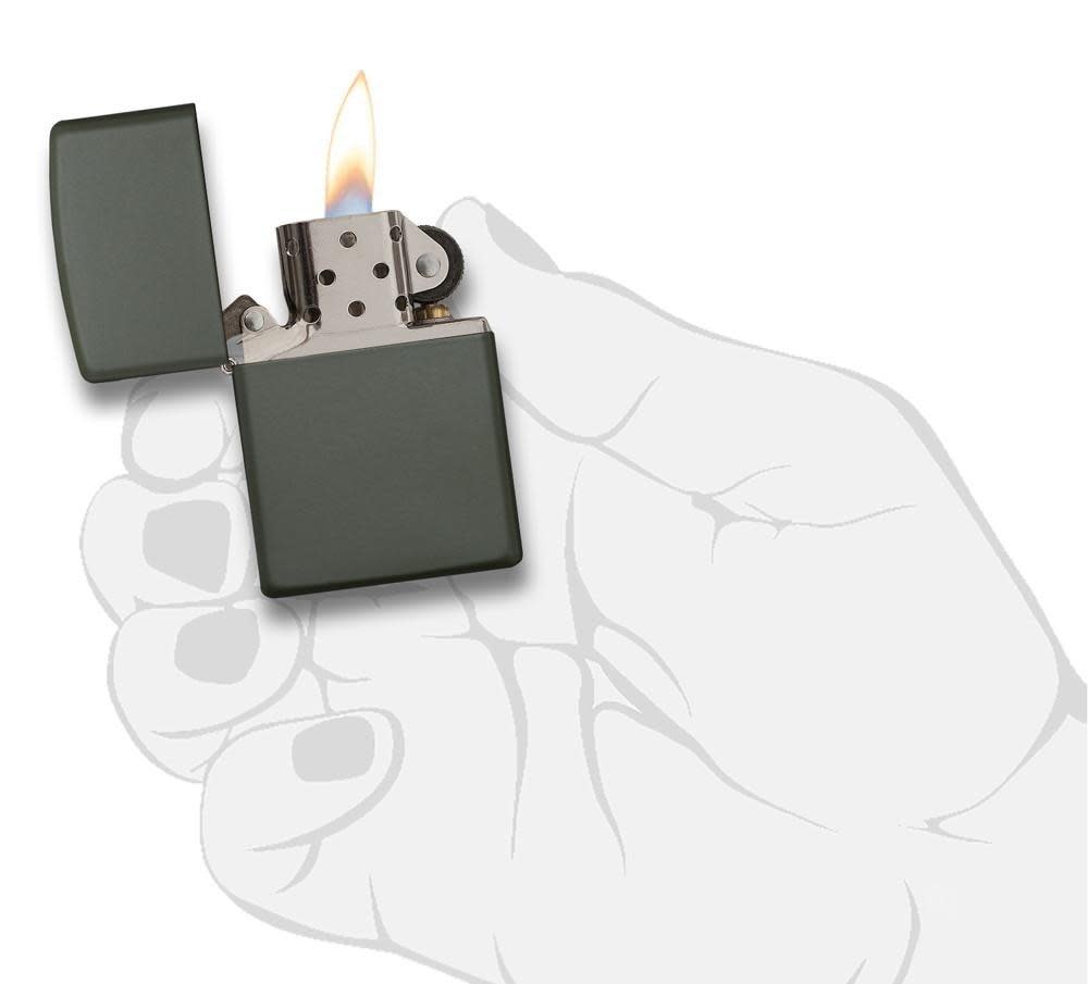 Zippo Classic Green Matte Windproof Lighter
