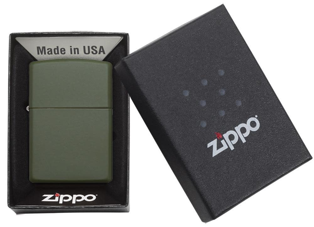 Zippo Classic Green Matte Windproof Lighter