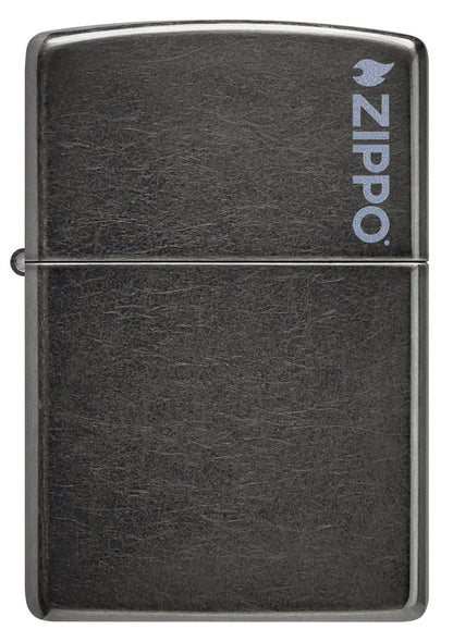 Zippo Classic Grey Logo Windproof Lighter