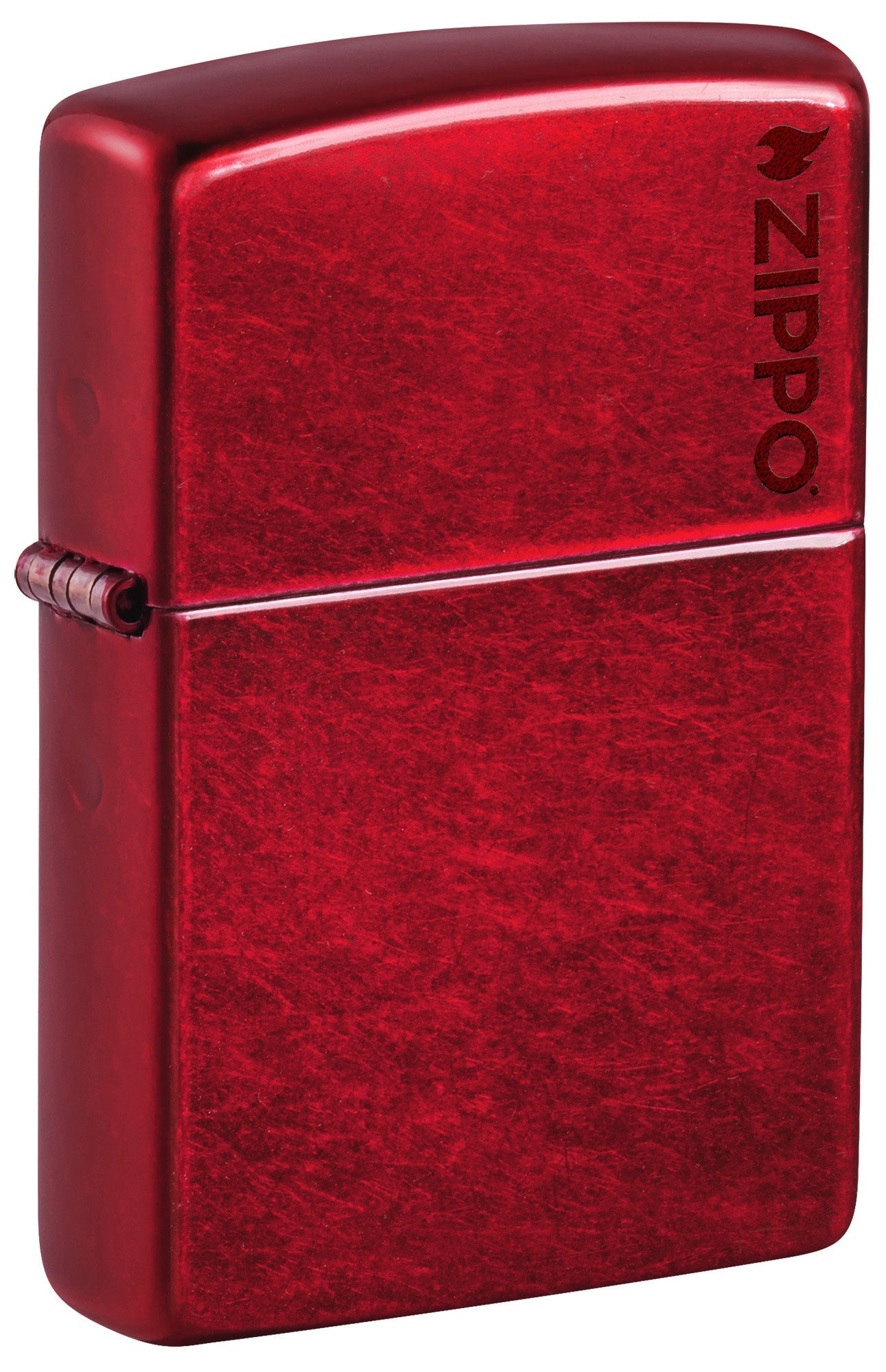 Zippo Classic Candy Apple Red™ Logo Windproof Lighter